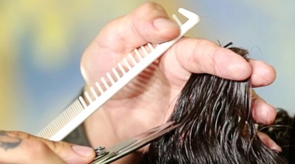 cortar cabello quitar volumen